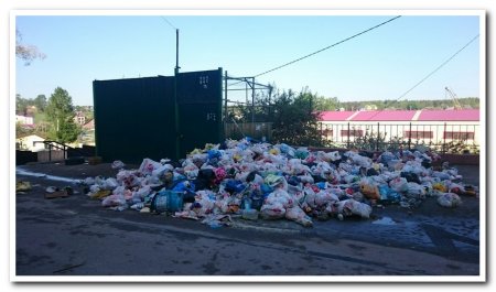 Гора мусора в Никольском растет уже 24 дня